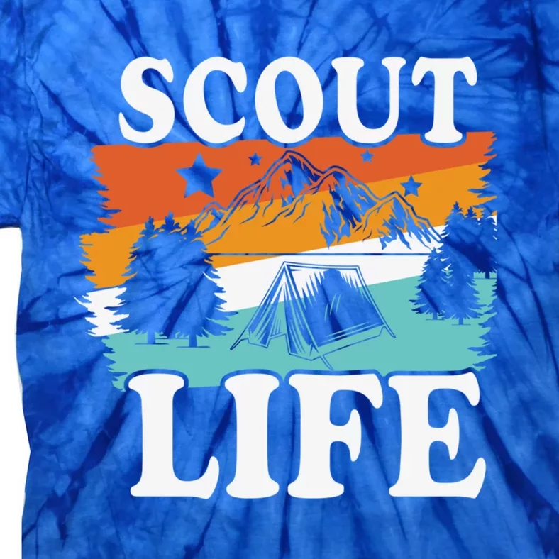 Scout Life Outdoor Adventure Gift Scouts Gift Tie-Dye T-Shirt