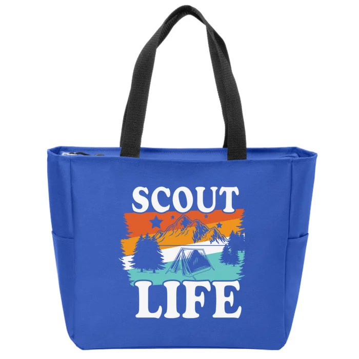 Scout Life Outdoor Adventure Gift Scouts Gift Zip Tote Bag