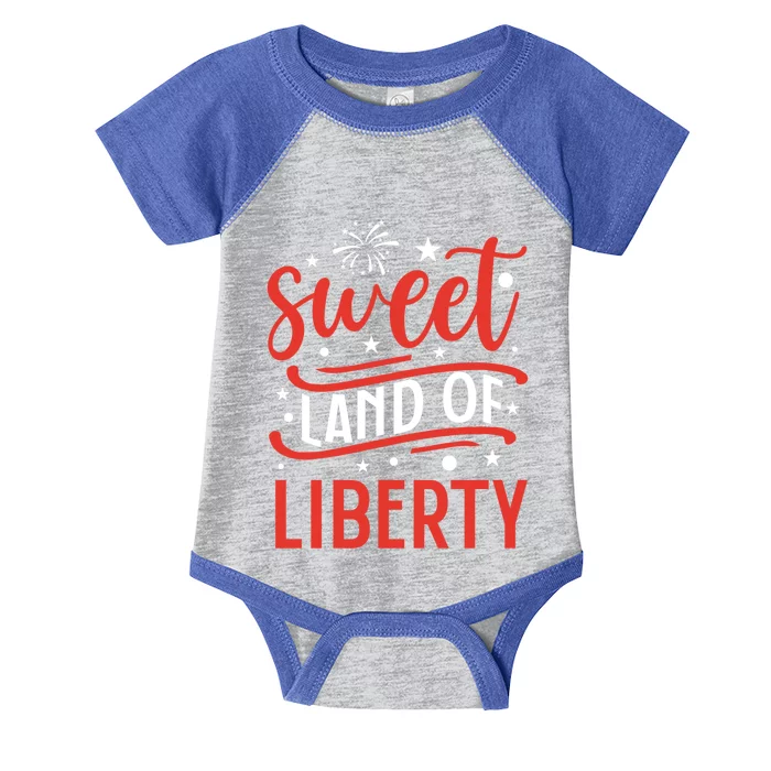 Sweet Land Of Liberty Gift Infant Baby Jersey Bodysuit