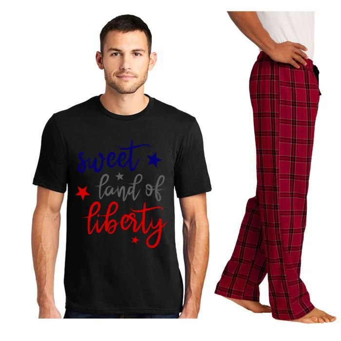 Sweet Land Of Liberty Cool Usa Independence Day Gift Pajama Set