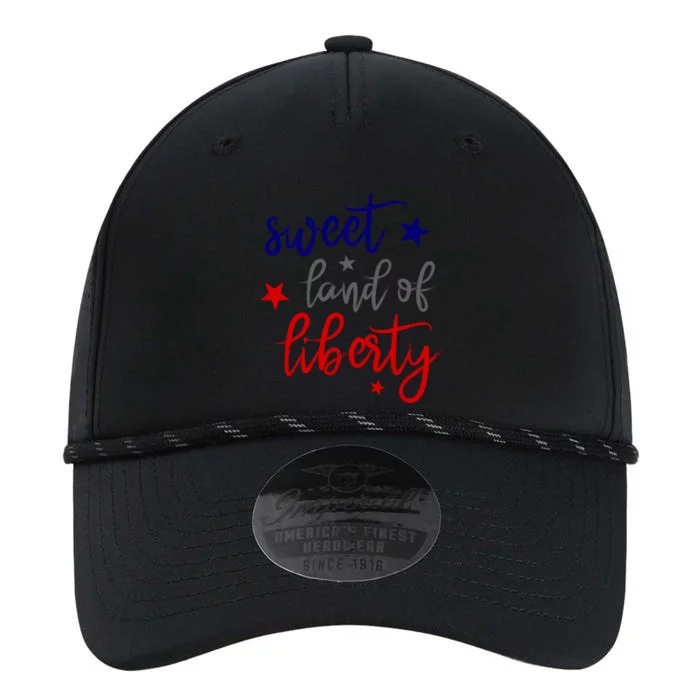 Sweet Land Of Liberty Cool Usa Independence Day Gift Performance The Dyno Cap