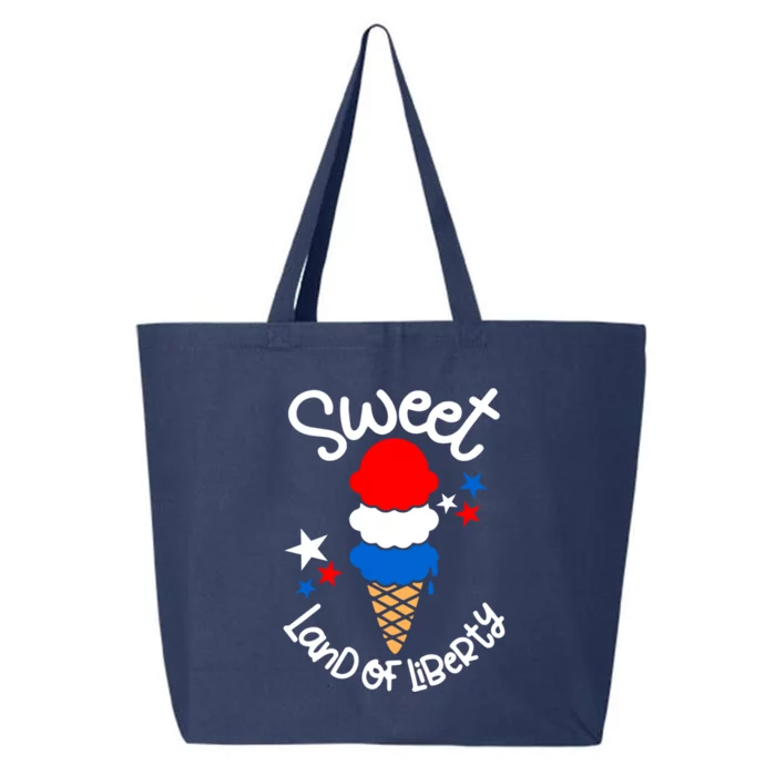 Sweet Land Of Liberty 4th Of July Gift 25L Jumbo Tote