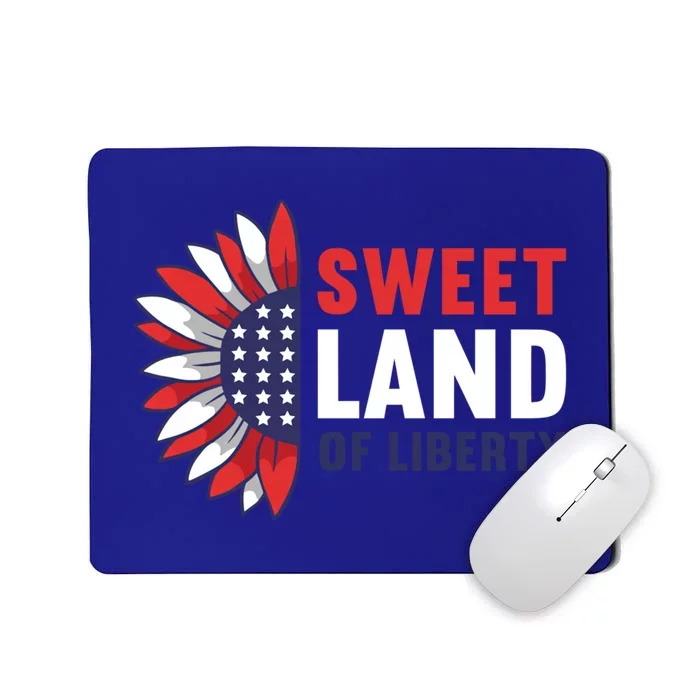 Sweet Land Of Liberty Decorations Usa American 4th Of July Gift Mousepad