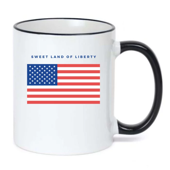 Sweet Land Of Liberty Great Gift Black Color Changing Mug