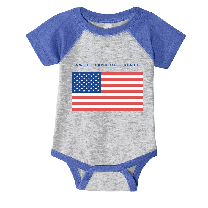 Sweet Land Of Liberty Great Gift Infant Baby Jersey Bodysuit