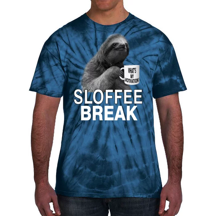 Sloffee Break What's My Motivation Tie-Dye T-Shirt