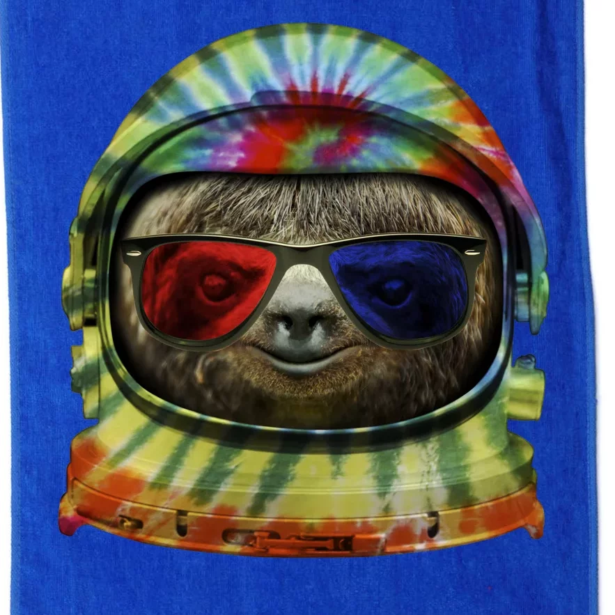 Sloth Astronaut 3D Platinum Collection Golf Towel