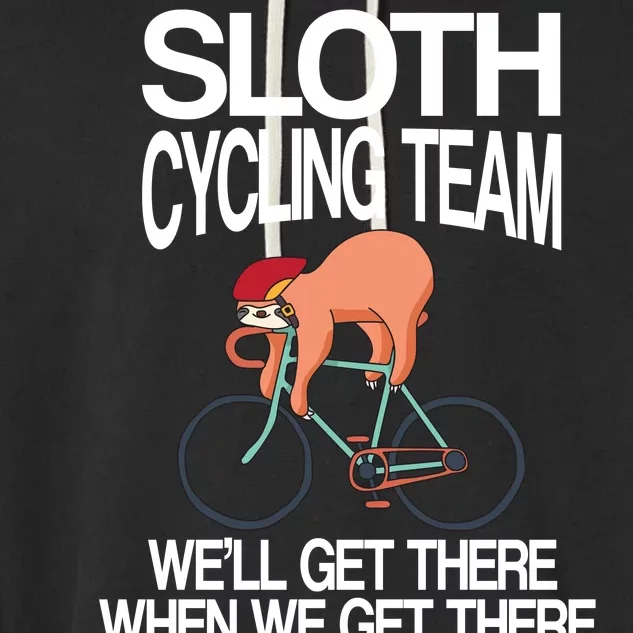 Sloth Cycling Team Garment-Dyed Fleece Hoodie