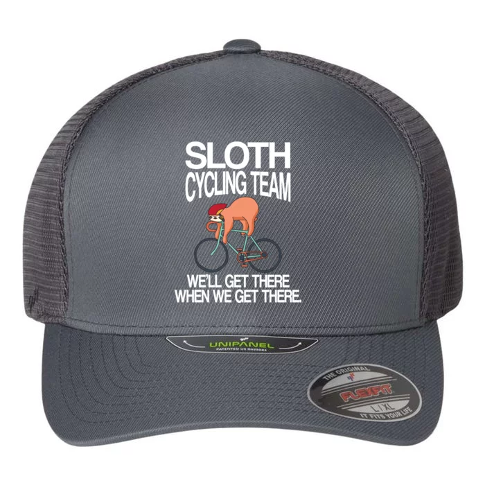 Sloth Cycling Team Flexfit Unipanel Trucker Cap