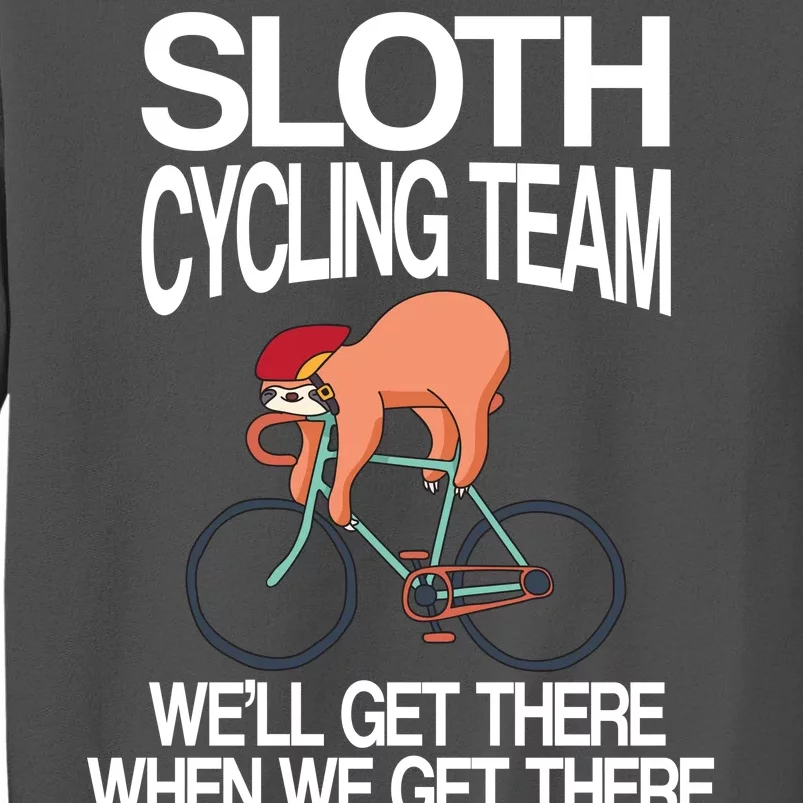 Sloth Cycling Team Tall Sweatshirt