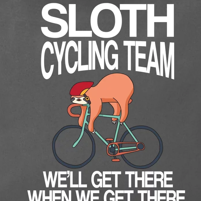 Sloth Cycling Team Zip Tote Bag