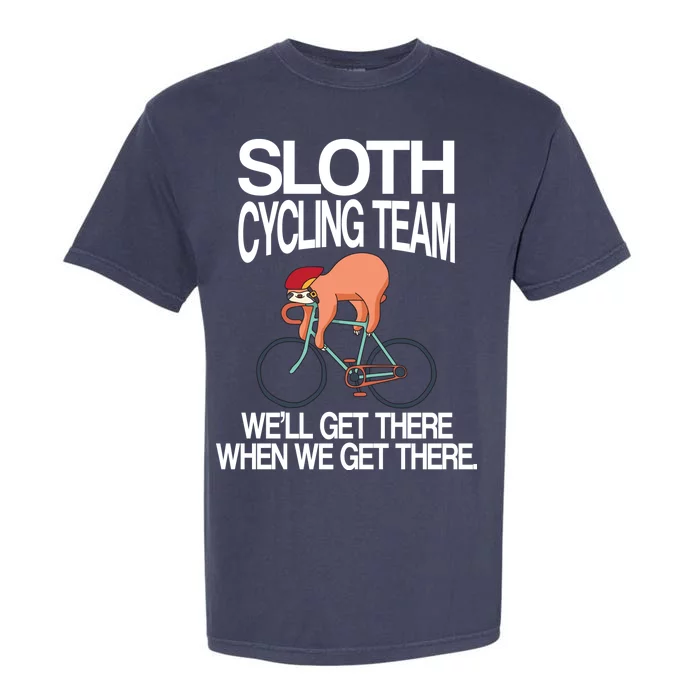 Sloth Cycling Team Garment-Dyed Heavyweight T-Shirt