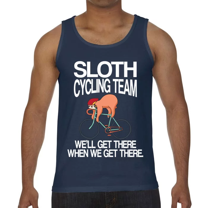 Sloth Cycling Team Comfort Colors® Tank Top