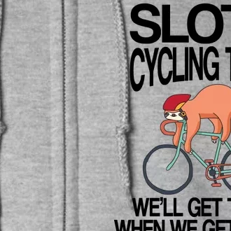 Sloth Cycling Team Full Zip Hoodie