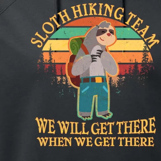 Sloth Hiking Team Performance Fleece Hoodie