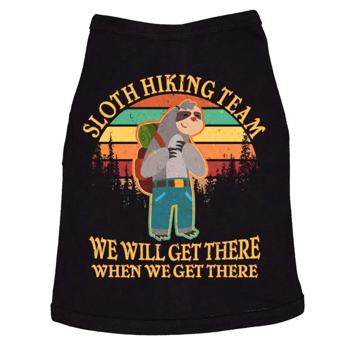 Sloth Hiking Team Doggie Tank