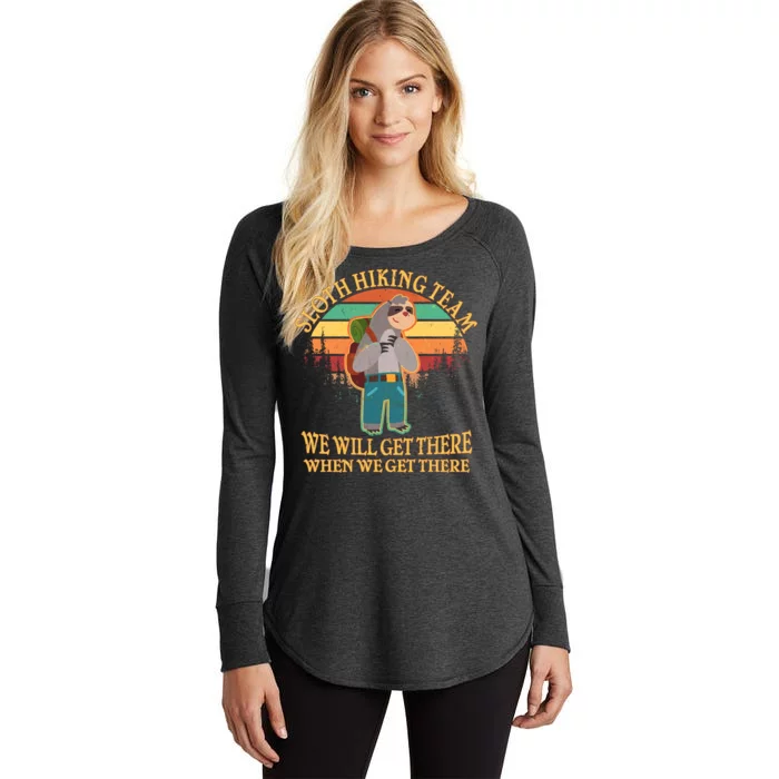 Sloth Hiking Team Women's Perfect Tri Tunic Long Sleeve Shirt