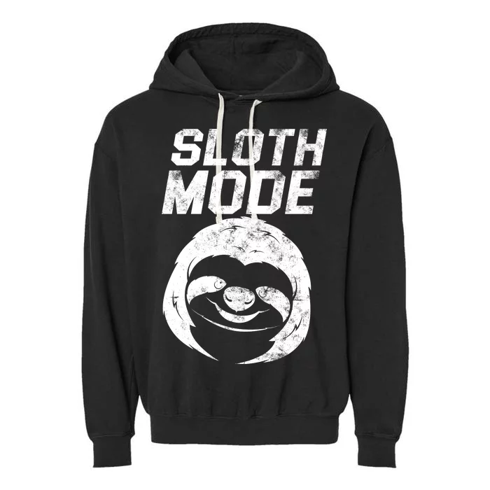 Sloth Mode Garment-Dyed Fleece Hoodie