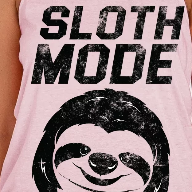 Sloth Mode Women's Knotted Racerback Tank