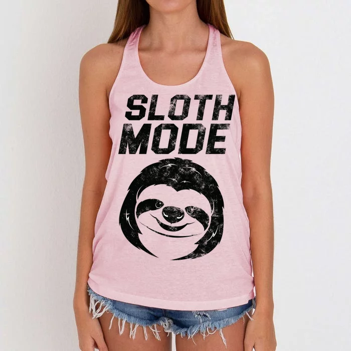 Sloth Mode Women's Knotted Racerback Tank