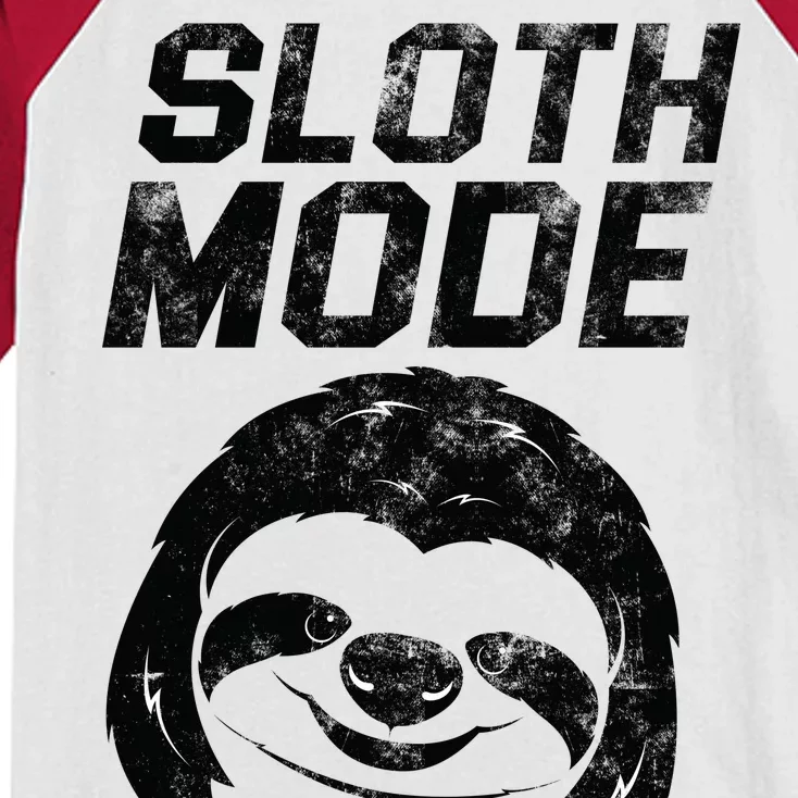 Sloth Mode Kids Colorblock Raglan Jersey