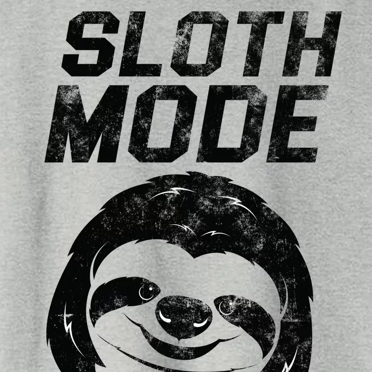 Sloth Mode Women's Crop Top Tee