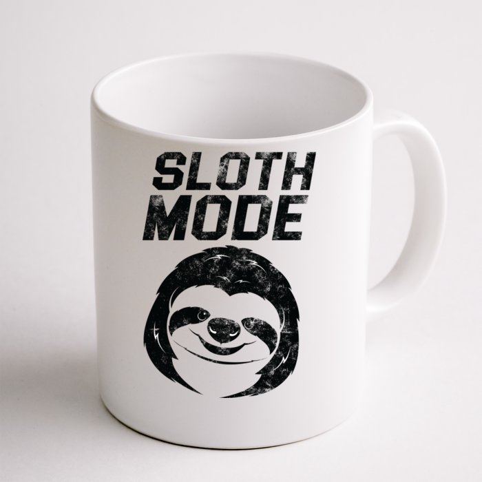 Sloth Mode Front & Back Coffee Mug