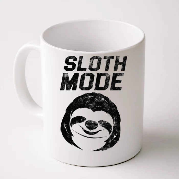 Sloth Mode Front & Back Coffee Mug