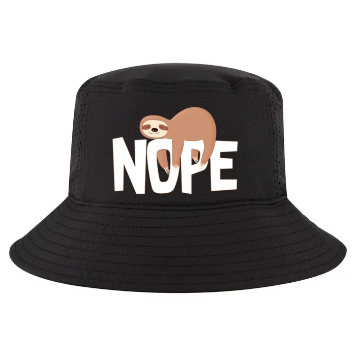 Sloth Nope Cool Comfort Performance Bucket Hat