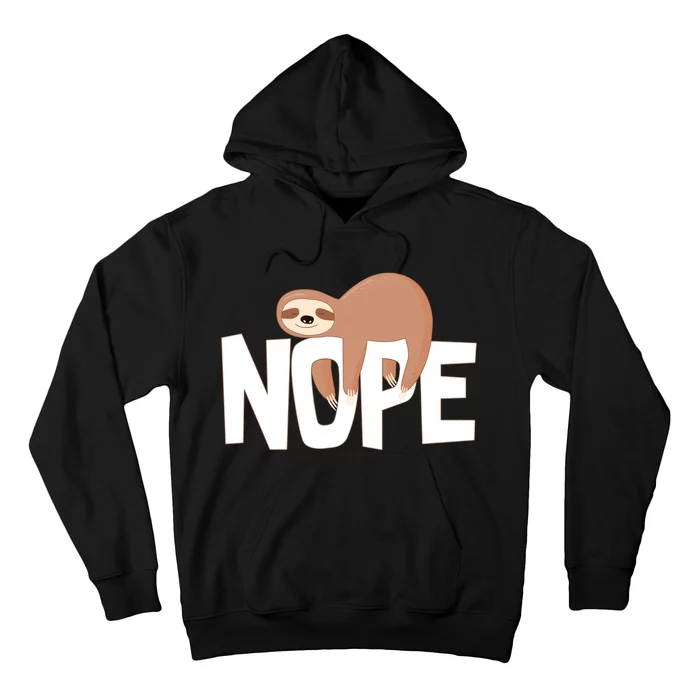 Sloth Nope Hoodie