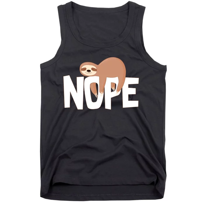 Sloth Nope Tank Top