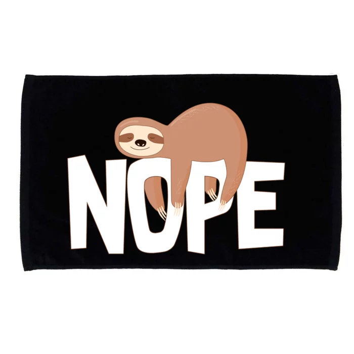 Sloth Nope Microfiber Hand Towel