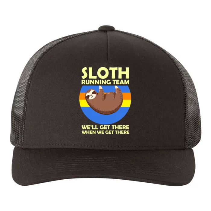 Sloth Running Team Yupoong Adult 5-Panel Trucker Hat