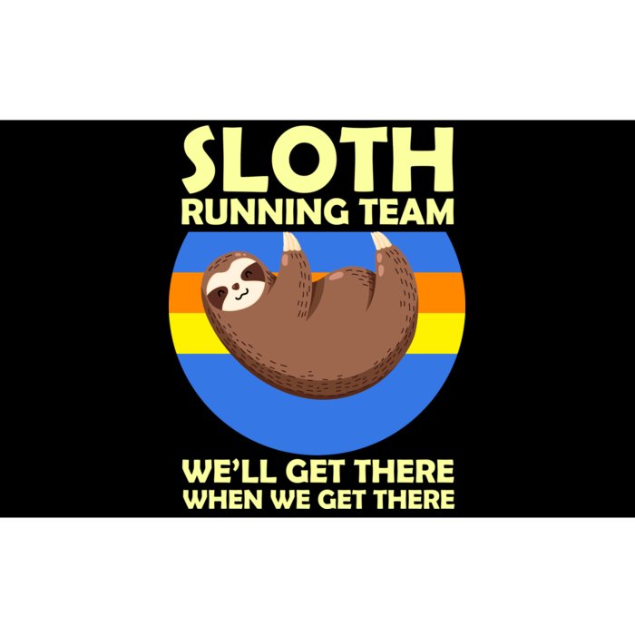 Sloth Running Team Bumper Sticker