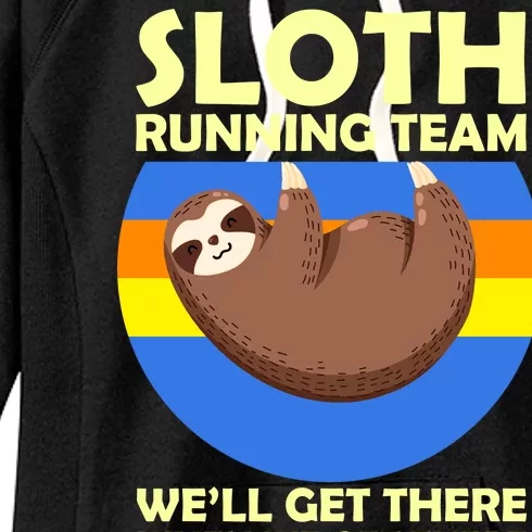 Sloth Running Team Women's Fleece Hoodie