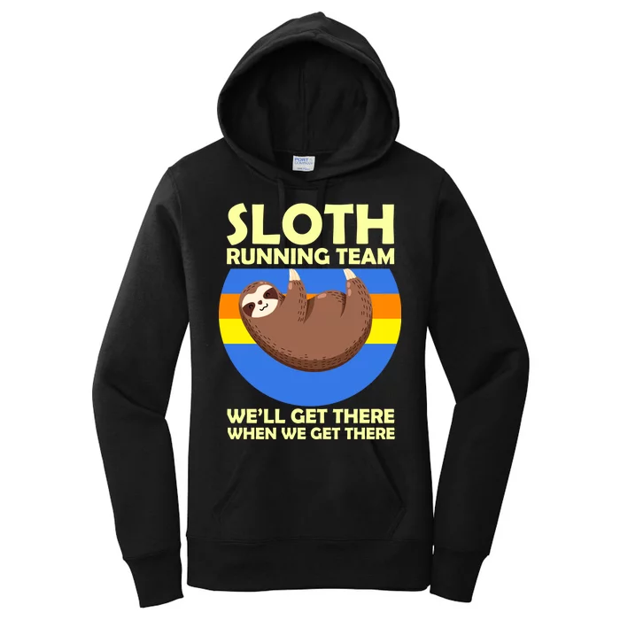 Sloth Running Team Women's Pullover Hoodie