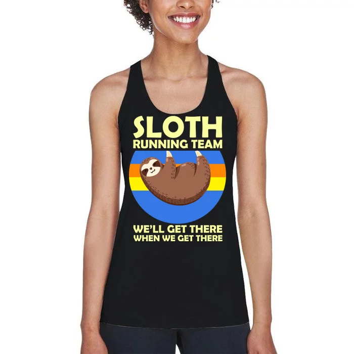 Sloth Running Team Women's Racerback Tank