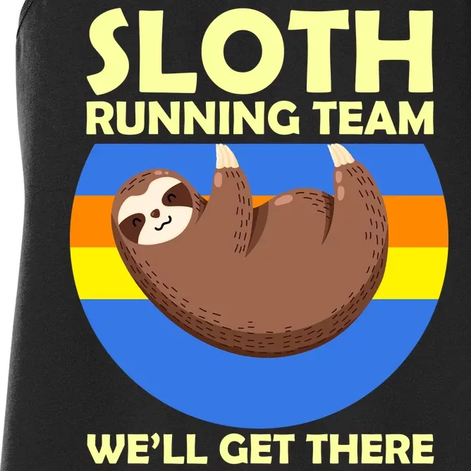 Sloth Running Team Women's Racerback Tank