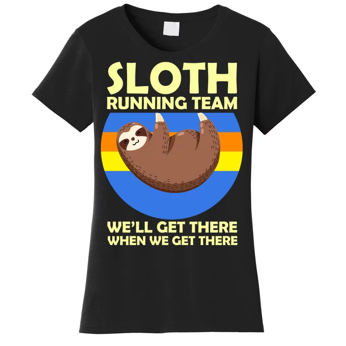 Sloth Running Team Women's T-Shirt