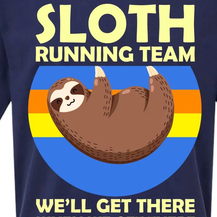 Sloth Running Team Sueded Cloud Jersey T-Shirt