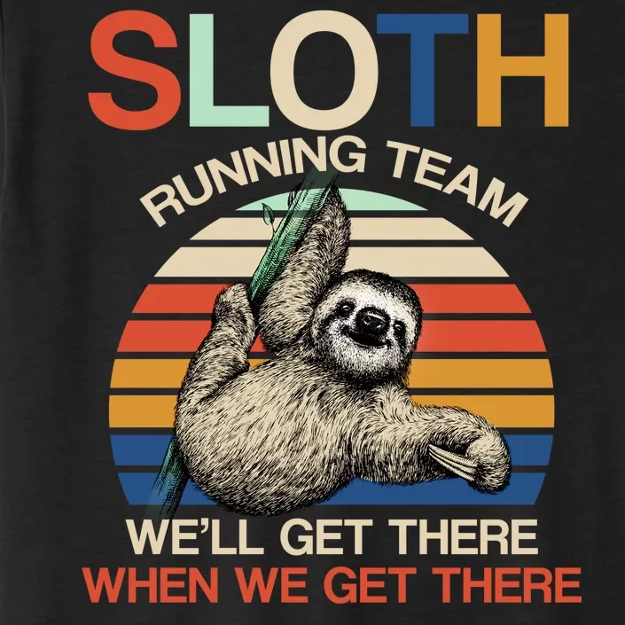 Sloth Running Team Funny Design ChromaSoft Performance T-Shirt