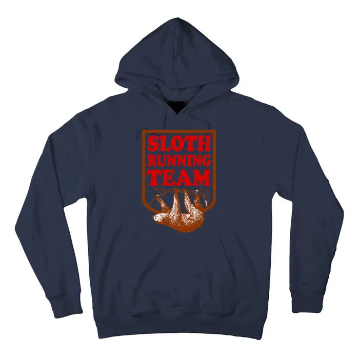 Sloth Running Team Vintage Tall Hoodie