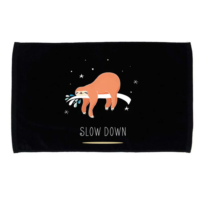 Sloth Slow Down Microfiber Hand Towel