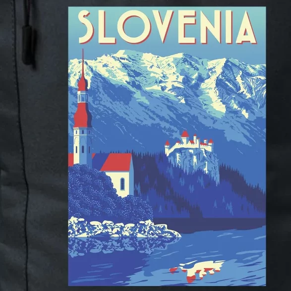 Slovenia Poster Daily Commute Backpack