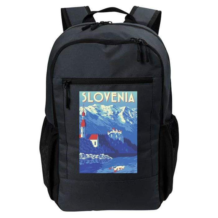 Slovenia Poster Daily Commute Backpack