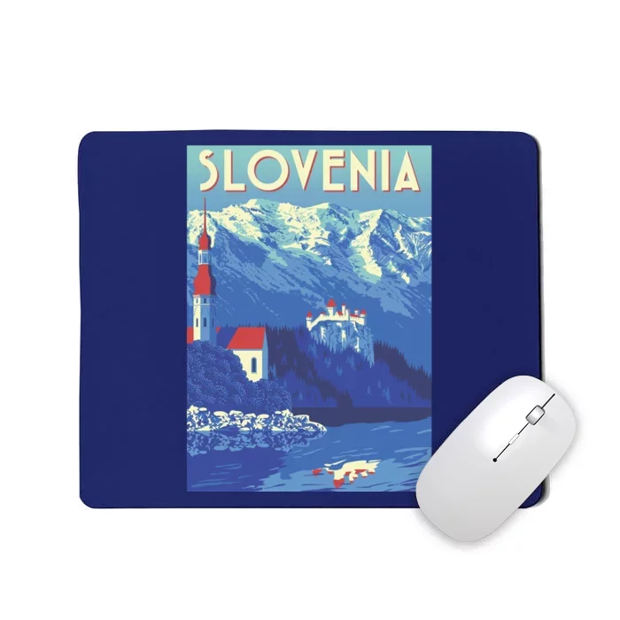 Slovenia Poster Mousepad