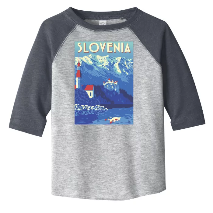 Slovenia Poster Toddler Fine Jersey T-Shirt