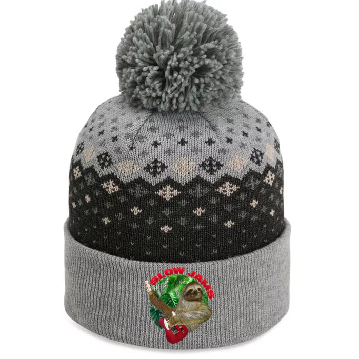 Slow Jams The Baniff Cuffed Pom Beanie