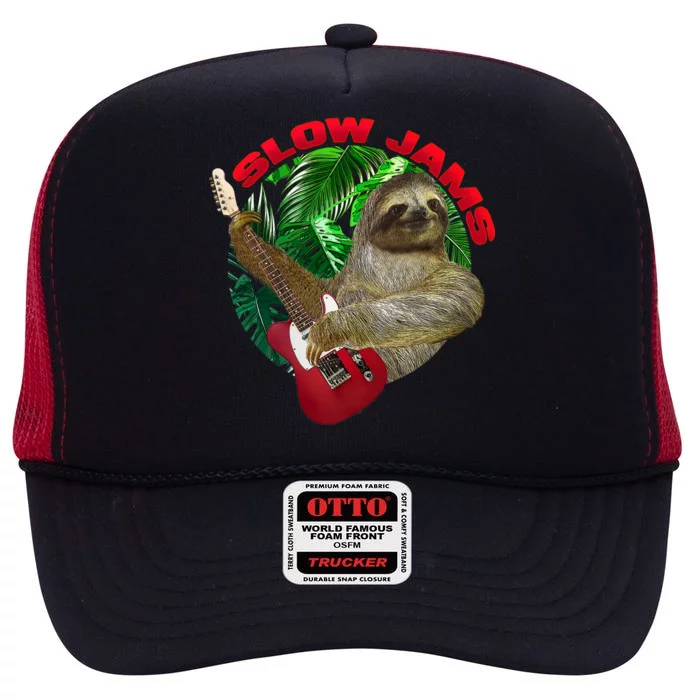 Slow Jams High Crown Mesh Trucker Hat