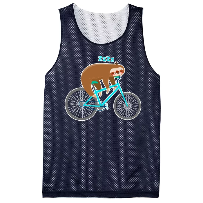 Slow Rider Funny Sloth Mesh Reversible Basketball Jersey Tank